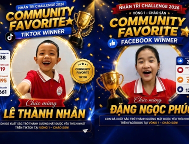 NTEC VINH DANH 02 GƯƠNG MẶT COMMUNITY FAVORITE – VÒNG 1